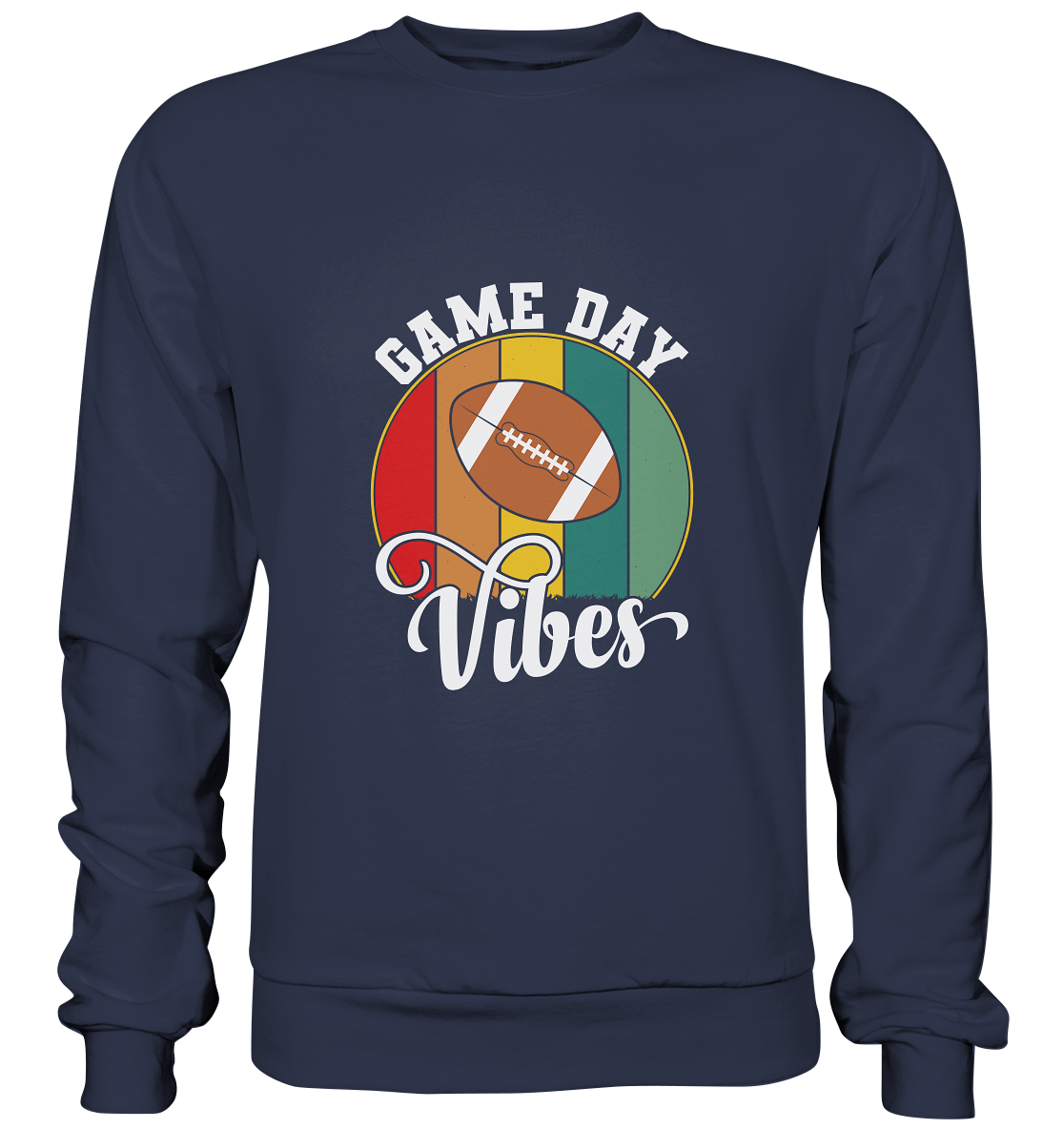 Game Day Vibes White - Premium Sweatshirt