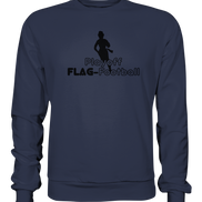 Playoff Flag Football  Women black  - Premium Sweatshirt