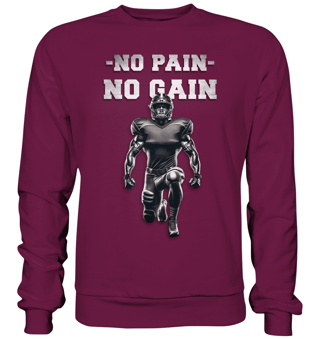 No Pain No Gain Metal  - Premium Sweatshirt