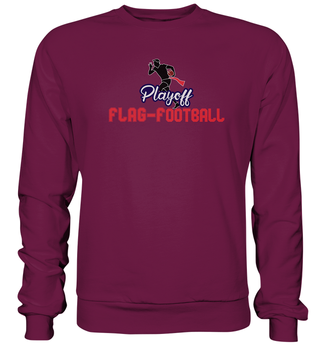 Playoff Flag Football  Men red - Premium Sweatshirt
