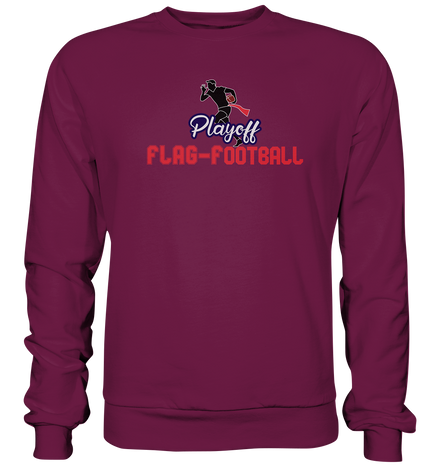Playoff Flag Football  Men red - Premium Sweatshirt