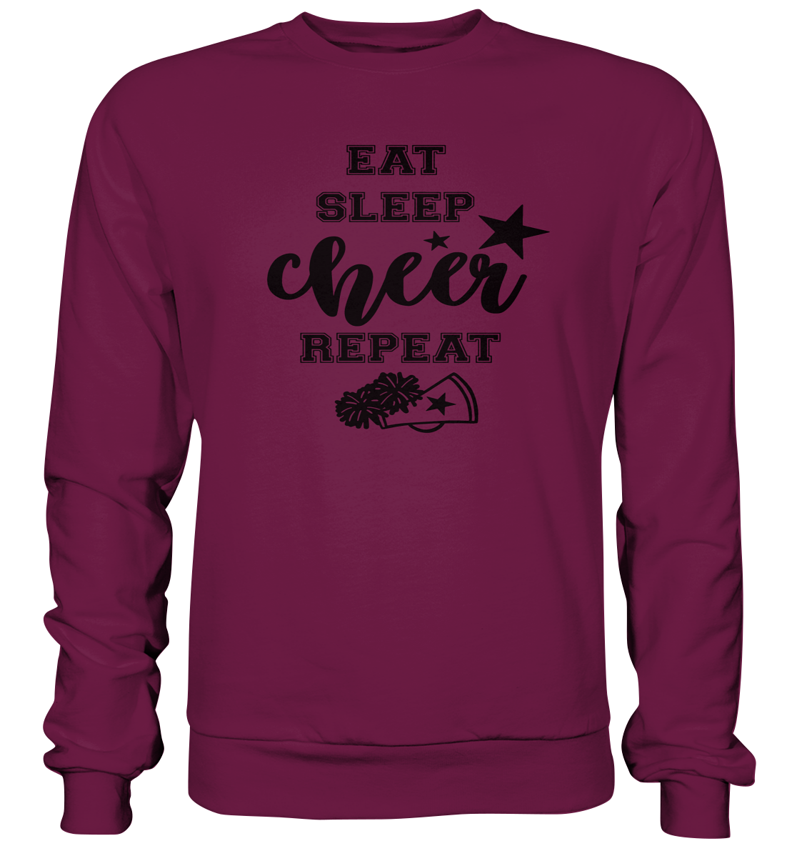 Eat Sleep Cheer Repeat - Premium Sweatshirt