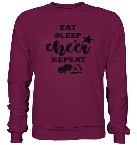 Eat Sleep Cheer Repeat - Premium Sweatshirt