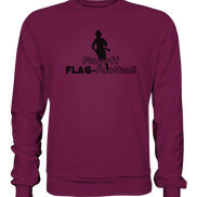 Playoff Flag Football  Women black  - Premium Sweatshirt