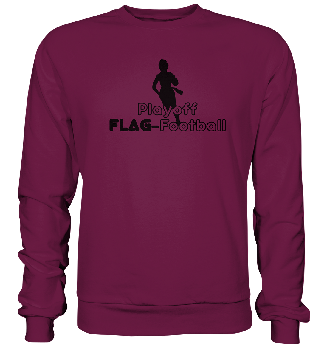 Playoff Flag Football  Women black  - Premium Sweatshirt