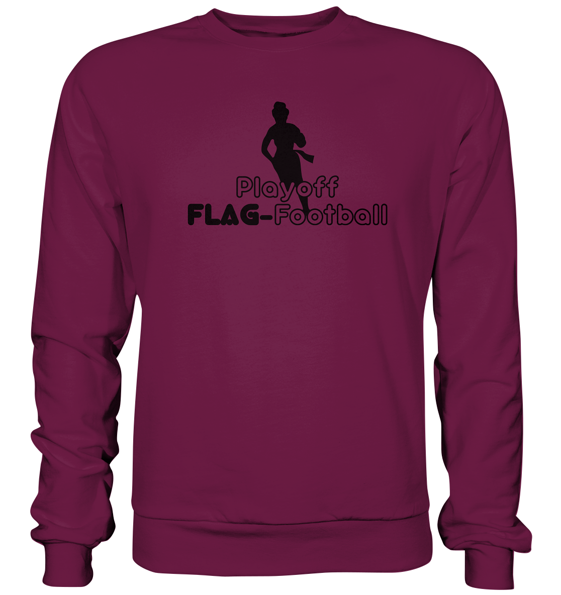 Playoff Flag Football  Women black  - Premium Sweatshirt