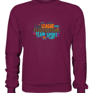 Flag Football Word Bubble - Premium Sweatshirt