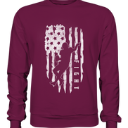 USA Flag Fight - Premium Sweatshirt