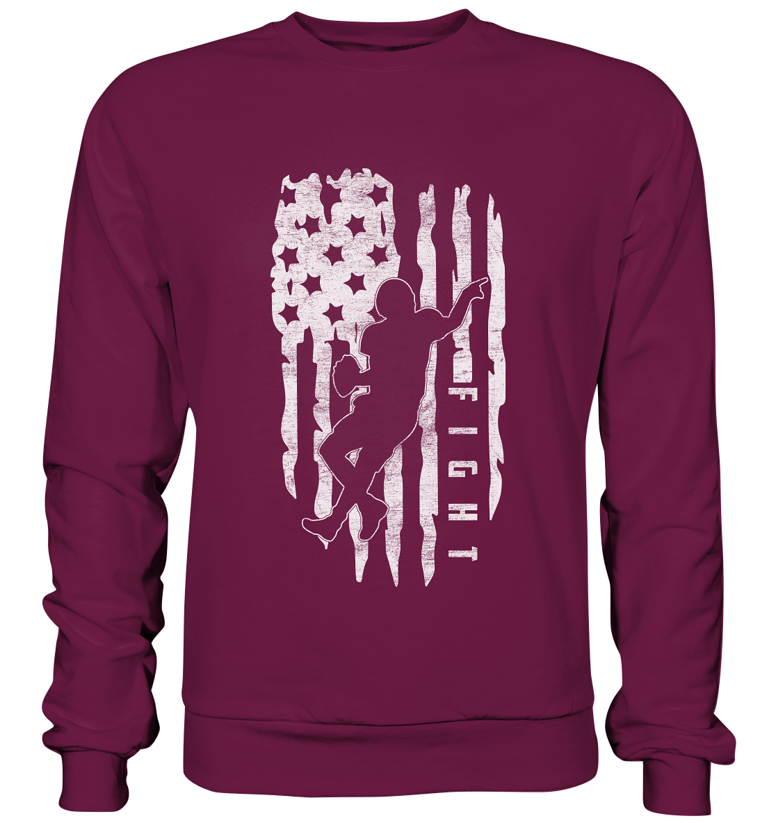 USA Flag Fight - Premium Sweatshirt