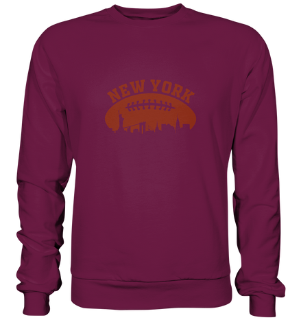 New York Football Silhoutte  - Premium Sweatshirt