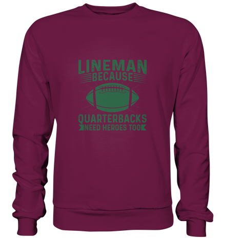 Lineman Heroes Green - Premium Sweatshirt