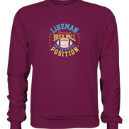 Lineman Brick Wall - Premium Sweatshirt