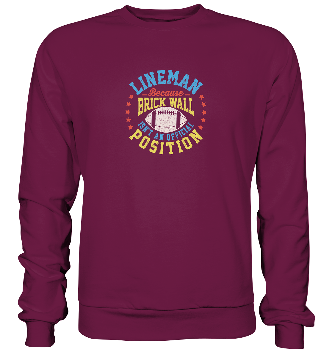 Lineman Brick Wall - Premium Sweatshirt