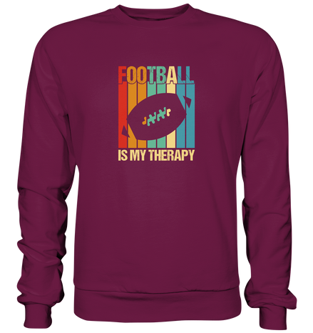 Football is my Therapy - Premium Sweatshirt