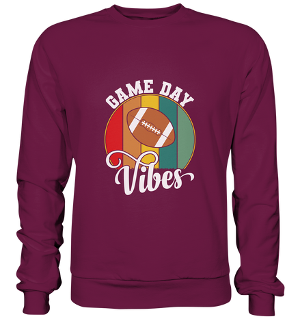 Game Day Vibes White - Premium Sweatshirt