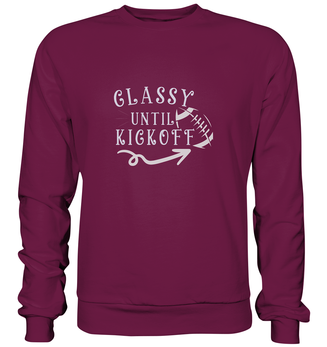 Glassy until Kick Off - Premium Sweatshirt
