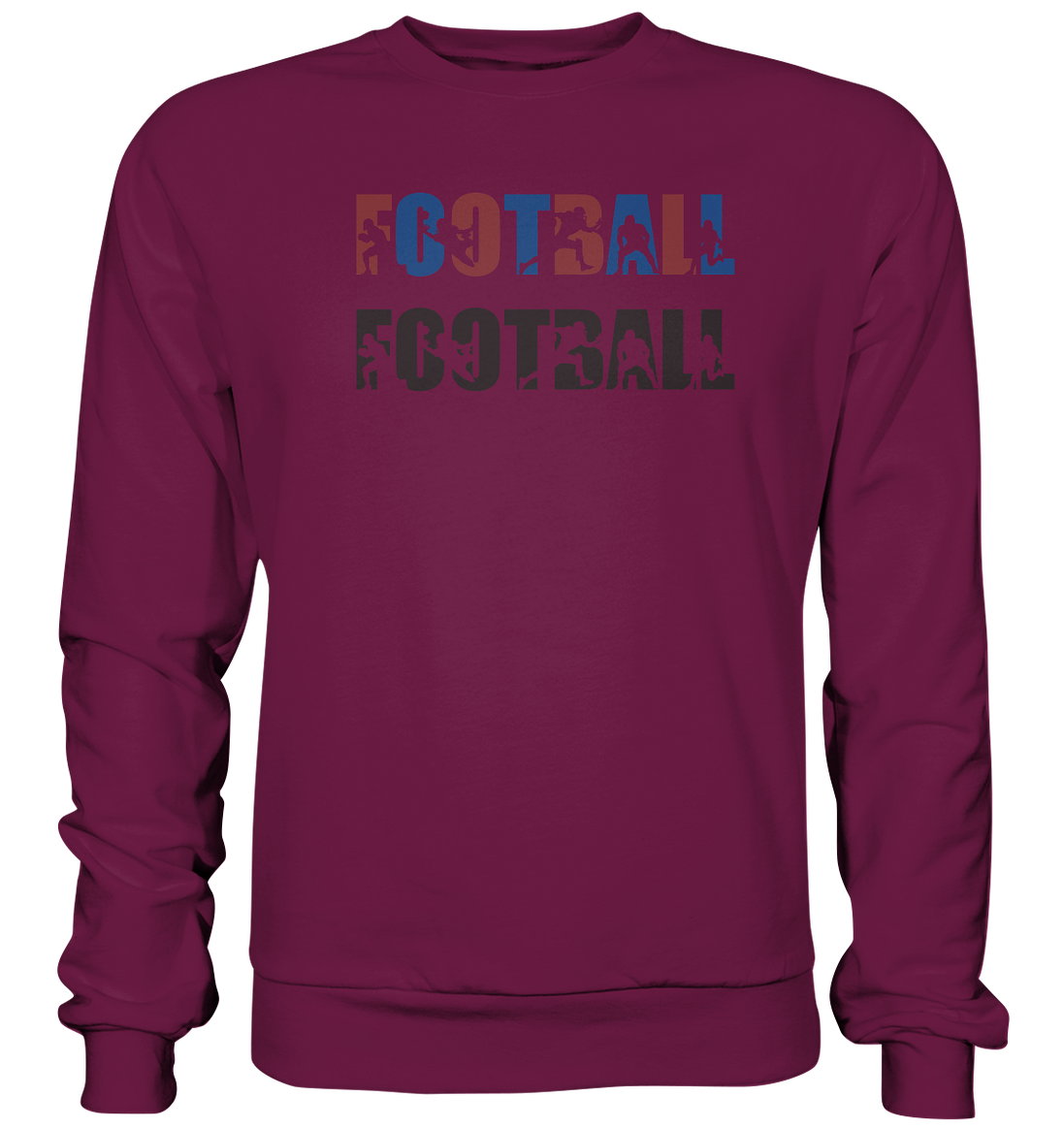 Football Silhouette - Premium Sweatshirt