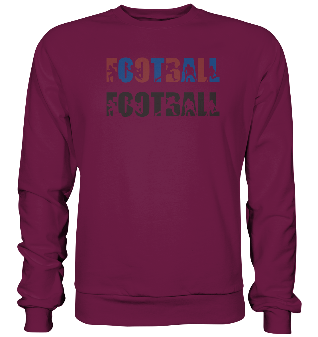 Football Silhouette - Premium Sweatshirt