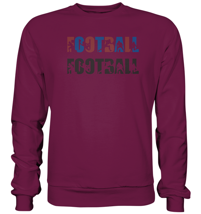 Football Silhouette - Premium Sweatshirt