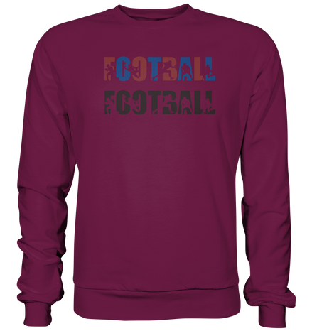 Football Silhouette - Premium Sweatshirt