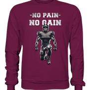 No Pain No Gain Metal  - Premium Sweatshirt