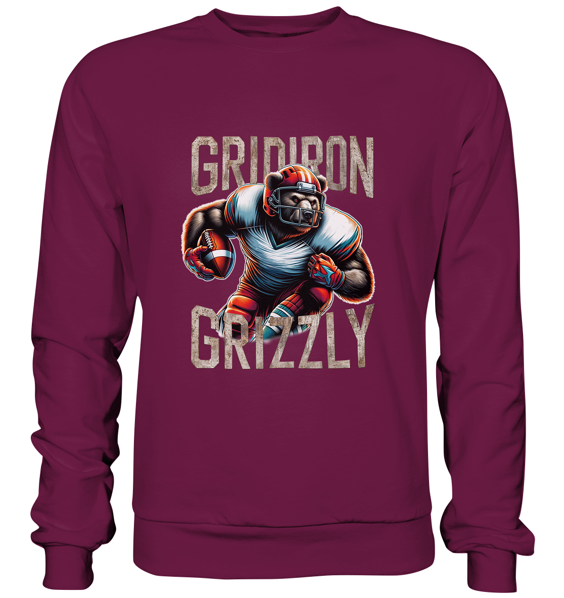Gridiron Grizzly - Premium Sweatshirt