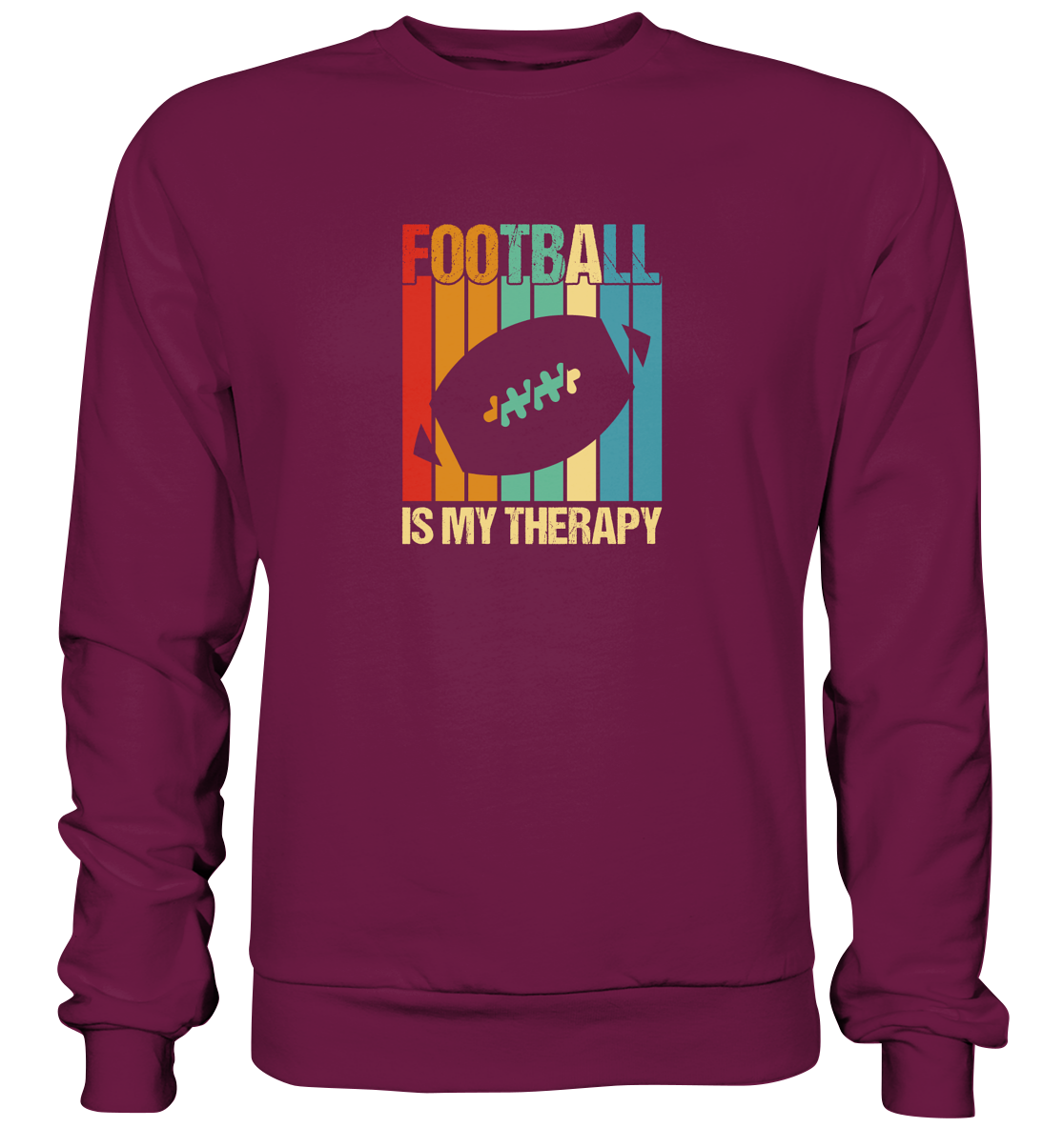 Football is my Therapy - Premium Sweatshirt