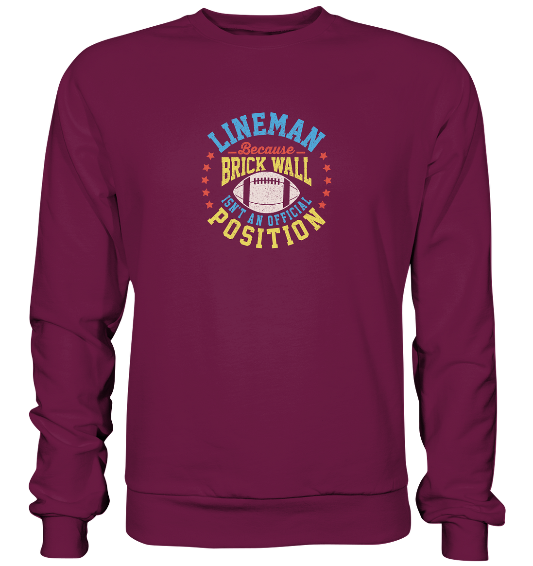 Lineman Brick Wall - Premium Sweatshirt