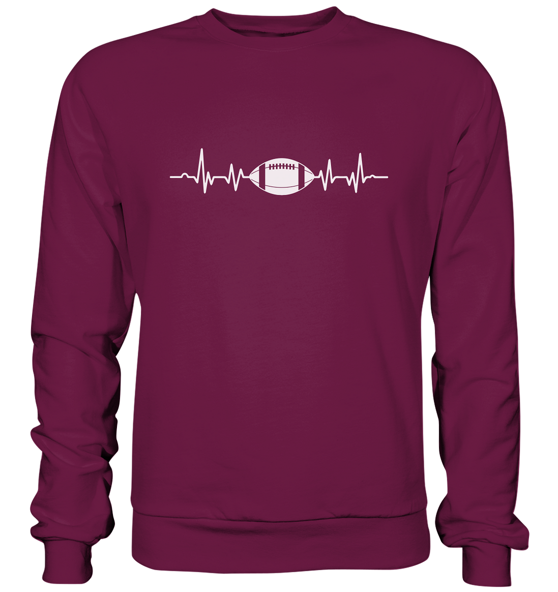 Football Heartbeat - Premium Sweatshirt