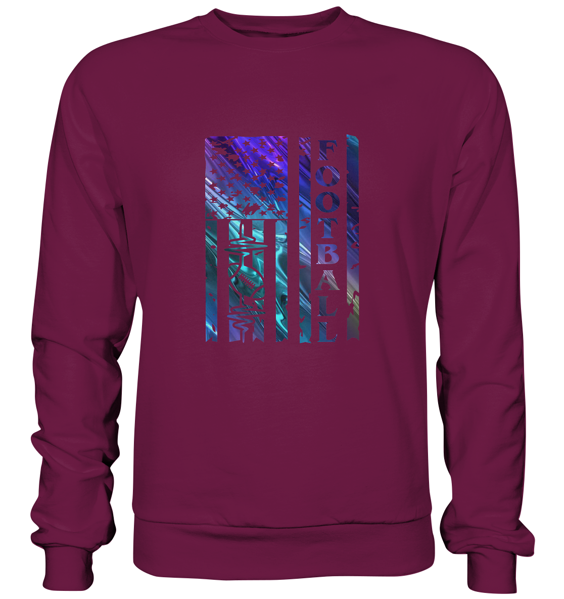 USA Football Flag  - Premium Sweatshirt