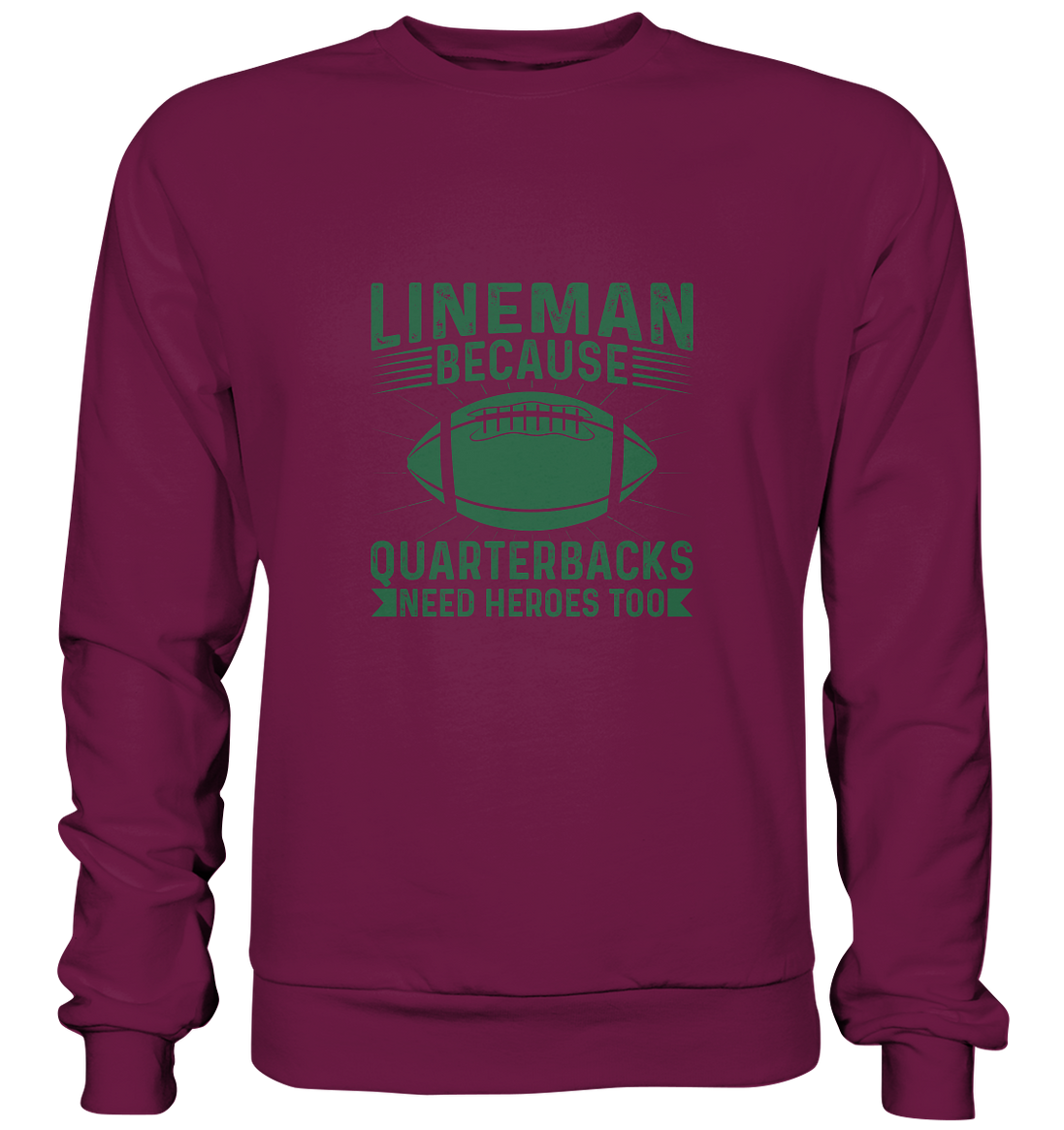 Lineman Heroes Green - Premium Sweatshirt