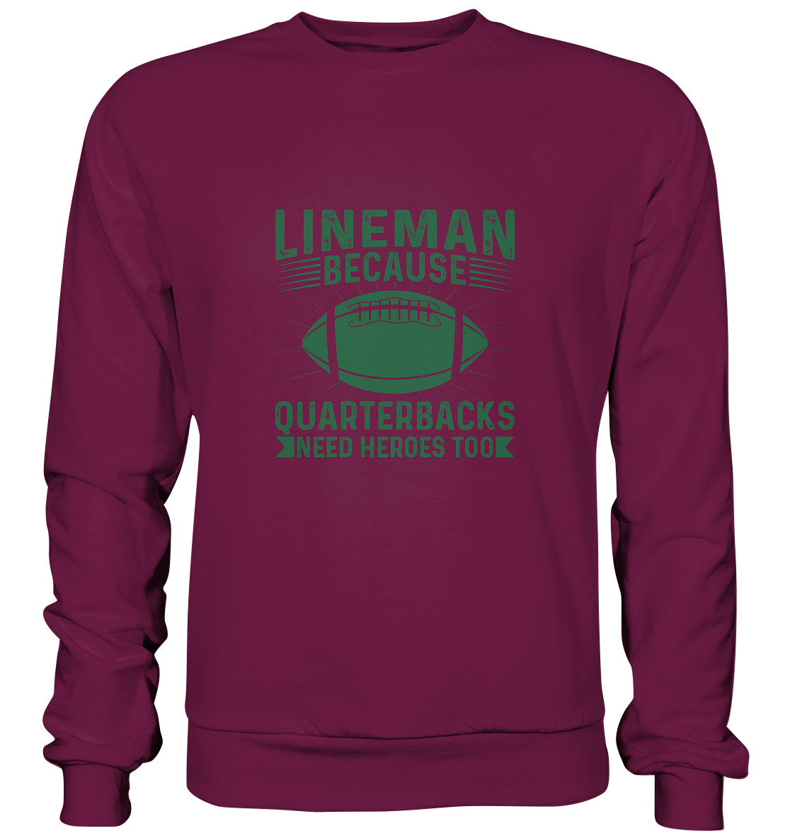 Lineman Heroes Green - Premium Sweatshirt