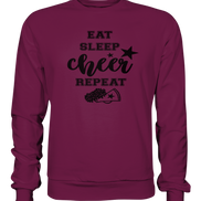 Eat Sleep Cheer Repeat - Premium Sweatshirt
