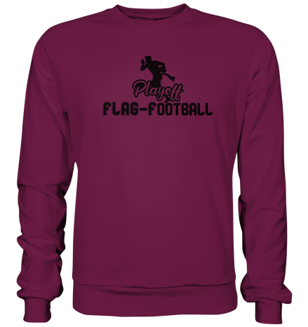 Playoff Flag Football  Men black - Premium Sweatshirt