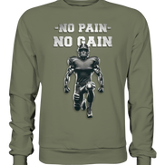 No Pain No Gain Metal  - Premium Sweatshirt