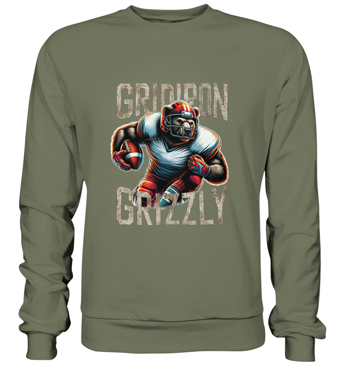 Gridiron Grizzly - Premium Sweatshirt