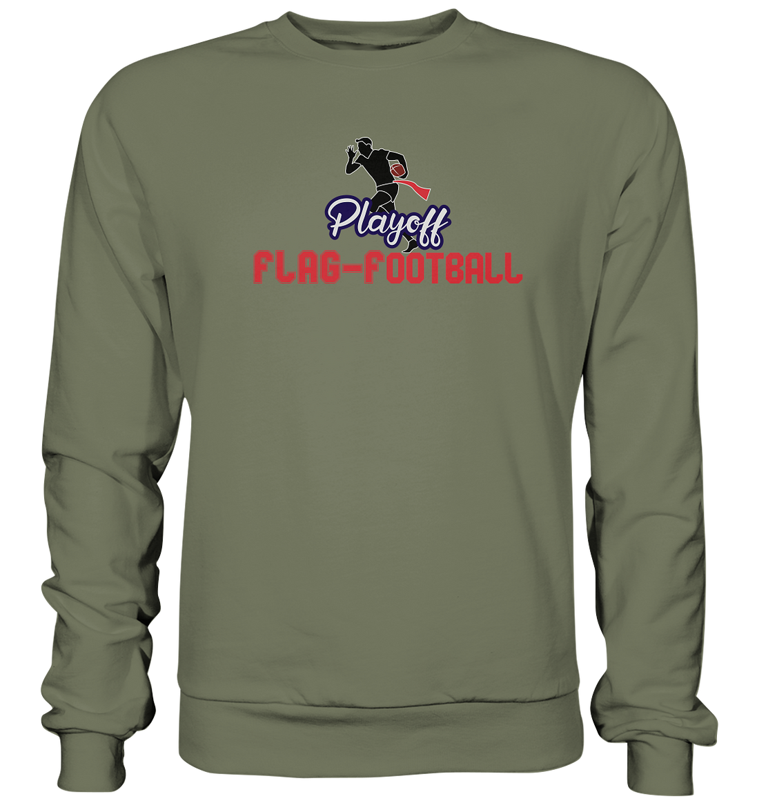 Playoff Flag Football  Men red - Premium Sweatshirt