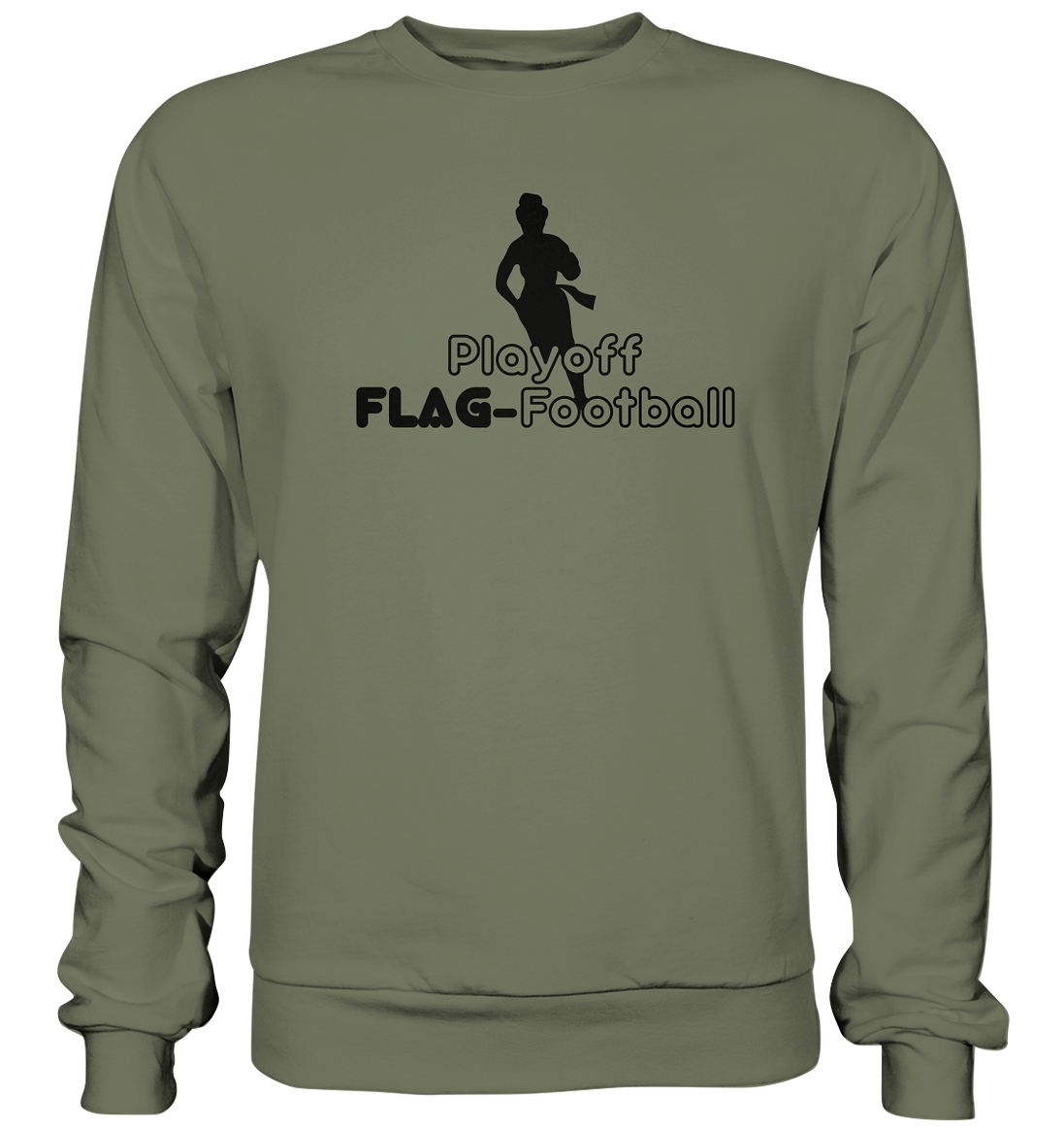 Playoff Flag Football  Women black  - Premium Sweatshirt