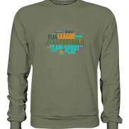 Flag Football Word Bubble - Premium Sweatshirt