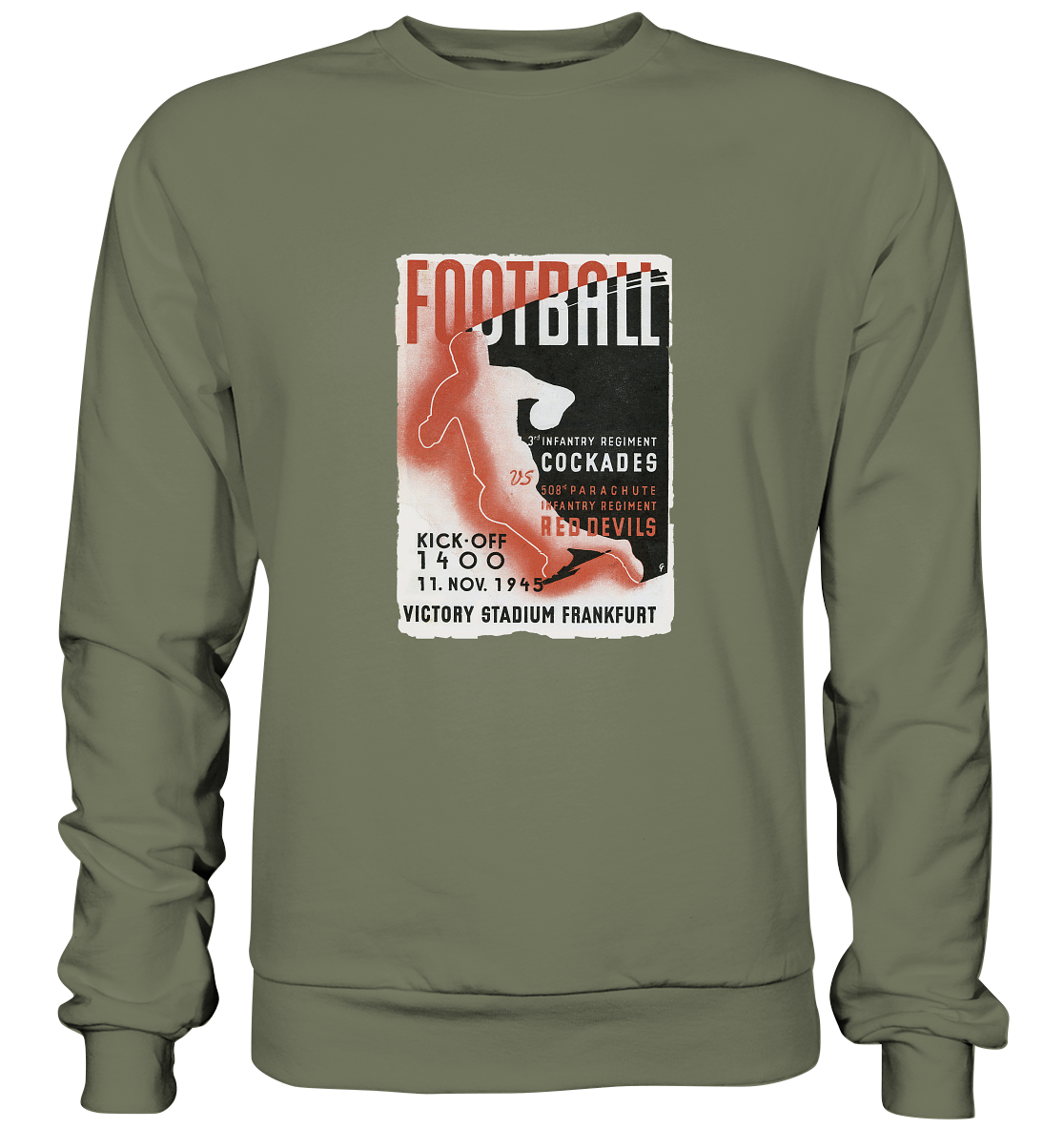 Red Devils Frankfurt 1945 - Premium Sweatshirt