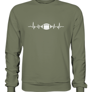Football Heartbeat - Premium Sweatshirt