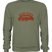 New York Football Silhouette - Premium Sweatshirt