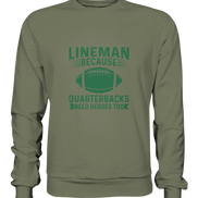 Lineman Heroes Green - Premium Sweatshirt