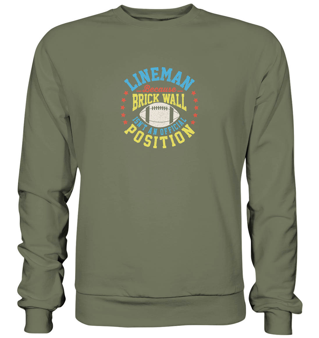 Lineman Brick Wall - Premium Sweatshirt