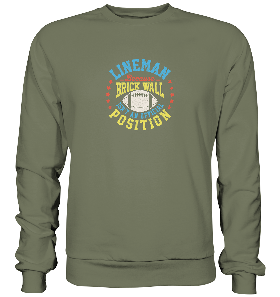Lineman Brick Wall - Premium Sweatshirt