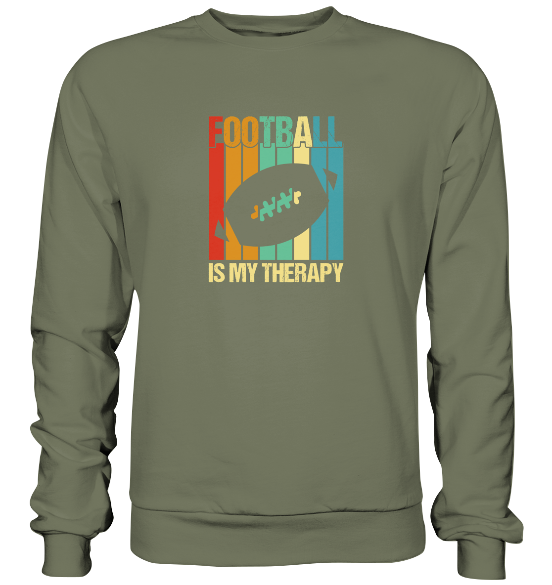Football is my Therapy - Premium Sweatshirt