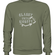 Glassy until Kick Off - Premium Sweatshirt