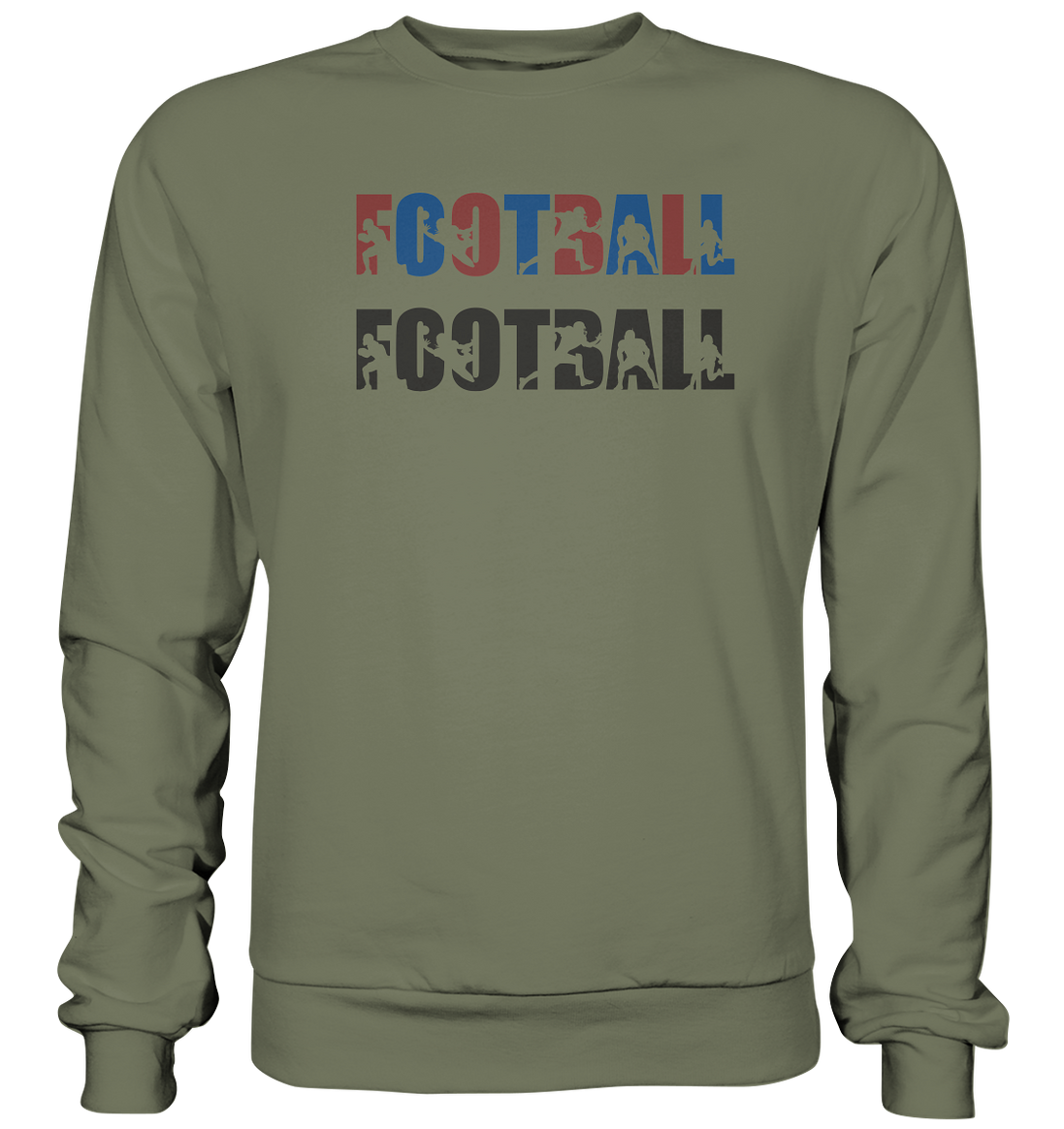 Football Silhouette - Premium Sweatshirt