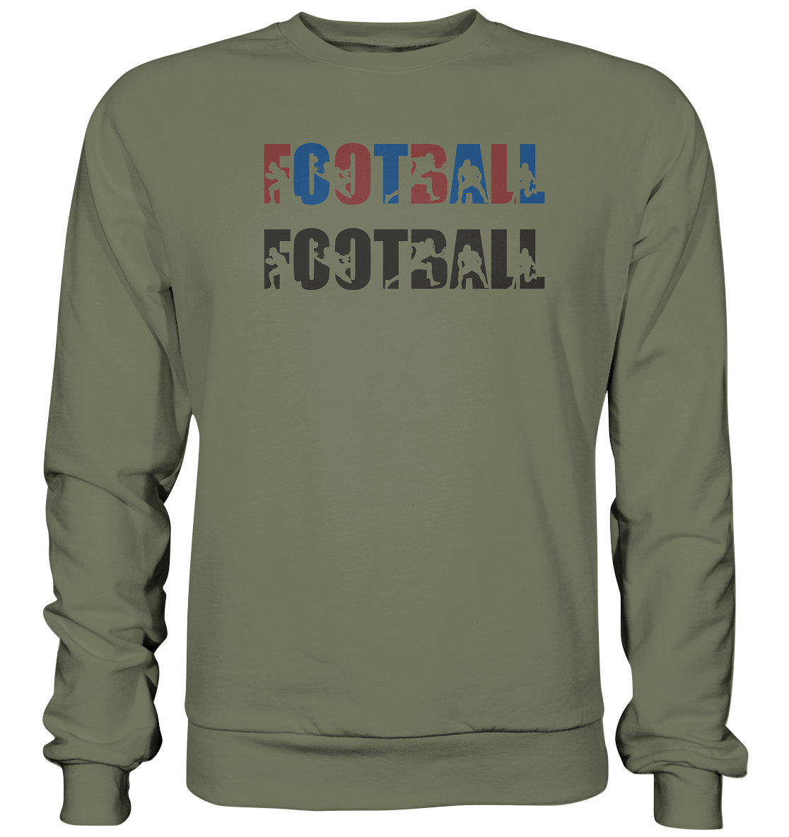 Football Silhouette - Premium Sweatshirt