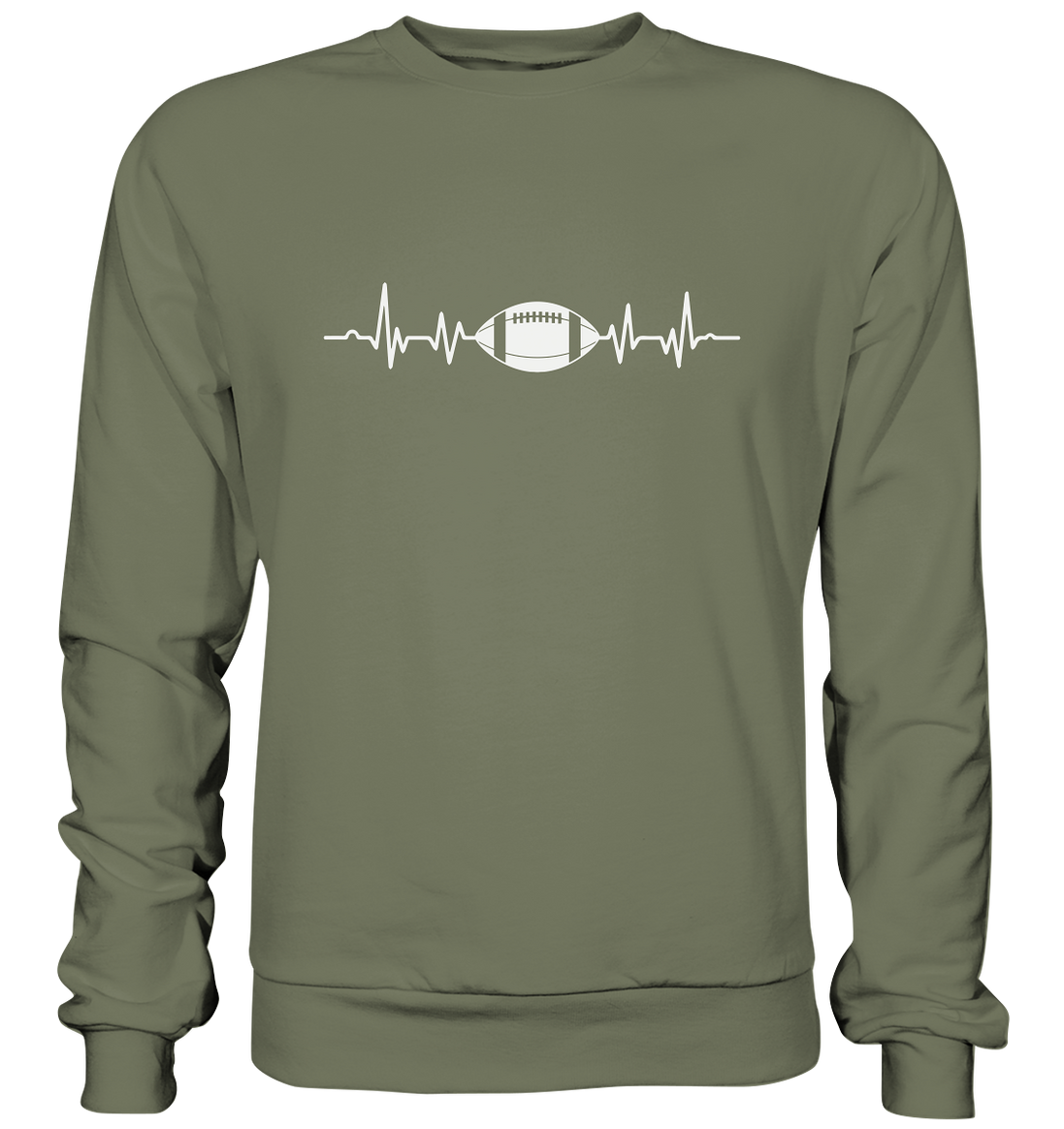 Football Heartbeat - Premium Sweatshirt